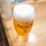 ぎょうざの満洲 - グラスビール