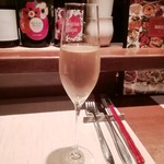 ブション - スパークリング \500（チリ産だったかな？）