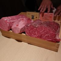 雪月花 たなかさとる - 本日のお肉(日本一の但馬系の松阪肉と神戸牛チャンピオン)