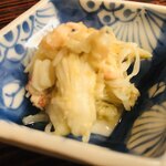 山玄茶 - 蟹酢　焼きズワイ蟹