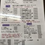 うろこいち - メニュー2