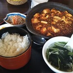 Sankaihou - 麻婆豆腐定食 980円 ♪