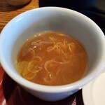 蕎肆 穂乃香 - 汁の蕎麦湯割り。