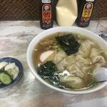 竹田家手打ラーメン店 - ワンタンメン(700円)