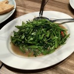 瓦城泰國料理 - 【蝦醬空芯菜 200元/680円】空芯菜のエビペースト炒め