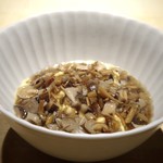 TTOAHISU - 牡蠣、玉子、原木椎茸、マイタケ、マッシュルーム、かぼす