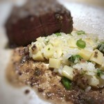 TTOAHISU - リゾットは「合馬の筍」「花っこりー」などが入り、シェフのリゾットはいつもながら美味しい