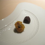 フォリオリーナ・デッラ・ポルタ・フォルトゥーナ - 小菓子は、ドライイチジク、アプリコット、小粒レーズン