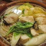 鮨うろこ - 牡蠣と魚の鍋