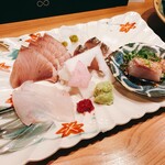 晩酌と晩御飯 ちょうつがひ - おまかせ四種盛り