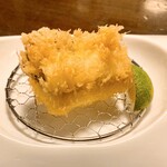 酒肴 新屋敷 - 太刀魚と松茸のフライ