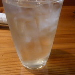うち家 - 焼酎さつまげんち（芋）水割り一杯目