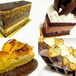 スイーツガーデン ユウジアジキ - “オペラ、フォレノワール、デコポンのタルト、ワッフルサンド”