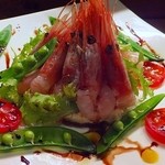 ◆甘エビ（北国赤海老）とマスカルポーネのムース