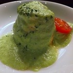 海老炉端 orb - ◆桜海老のフラングリーンピースがけ