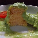 海老炉端 orb - ◆桜海老のフラングリーンピースがけ