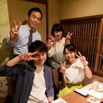 八丁堀黒きん - 4人揃って初めての会食です♪(*^^)o∀*∀o(^^*)♪