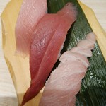 沼津魚がし鮨 流れ鮨 - 本鮪三種・８５０円