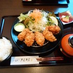 カキフライ定食1200円
