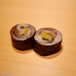 鮨 はしもと - しめ鯖の海苔巻