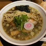 中華そば 正念場 - 平打ちストレート中細麺