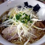 八ヶ岳ラーメン 麺八 - 風ねぎラーメン ￥９８０－ 