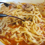 ラーメン二郎 - 赤酢投入～♪