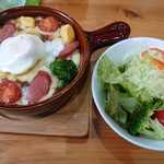花カフェ 花音 - 焼きカレー