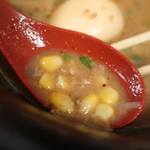 王時計 - みそラーメンの具を喰らう