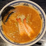 ラーメン 味鶏 - 海老味噌ラーメン(2019.11)