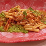 ボトルス - トリルッツィ　赤エビと緑の豆