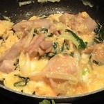 Nikuyano Shoujikina Shokudou - 週替り定食　鶏のニラ玉