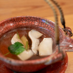 柚木元 - 2019.10 松茸土瓶蒸し（出汁は丸ごとの鱧と昆布）