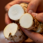 柚木元 - 2019.10 松茸（朝採れ傘の開いていない特級品）の断面