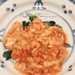 飄香 麻布十番本店 - 海老チリ: 辛ーい料理の後の　円やか海老チリ