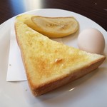 MARIMBA - トースト、バナナ、ゆで卵付きます