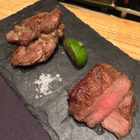 肉寿司 肉和食 KINTAN コレド室町 - 牛タン厚切りステーキ