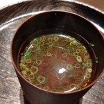 寿し おおはた - 海老の赤だし