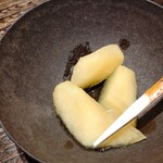 寿し おおはた - リンゴのコンポート