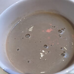 RISTORANTE OZIO - 朝食ビュッフェ３０２５円（総額）。茸のスープ。クリームタイプです。茸の香りたっぷりで、とーっても美味しかったです（╹◡╹）（╹◡╹）