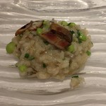 リストランテ サクラ - おまかせコース　枝豆と鮎のリゾット