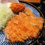 ご飯ととろろ とろ麦 - 