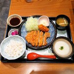 ご飯ととろろ とろ麦 - 