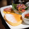 カフェタナカ - 料理写真:ビッグモーニングパンケーキハーフサイズ