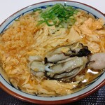 丸亀製麺 - 【2019.11.26(火)】牡蠣づくし玉子あんかけうどん(並盛)690円