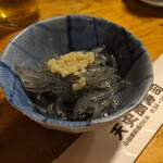 天史朗鮨 - お通し　生シラス