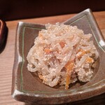 アナゴちらし小町 - こんにゃくと野菜のたらこ和え