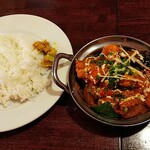 ヘブン - 北本イケメン野菜カレー（ナン又はライス付きで￥９５０）
