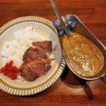 ピノキオ - ビーフステーキカレー　1400円