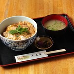 Oyako-don (Chicken and egg bowl) (Tamba red chicken)